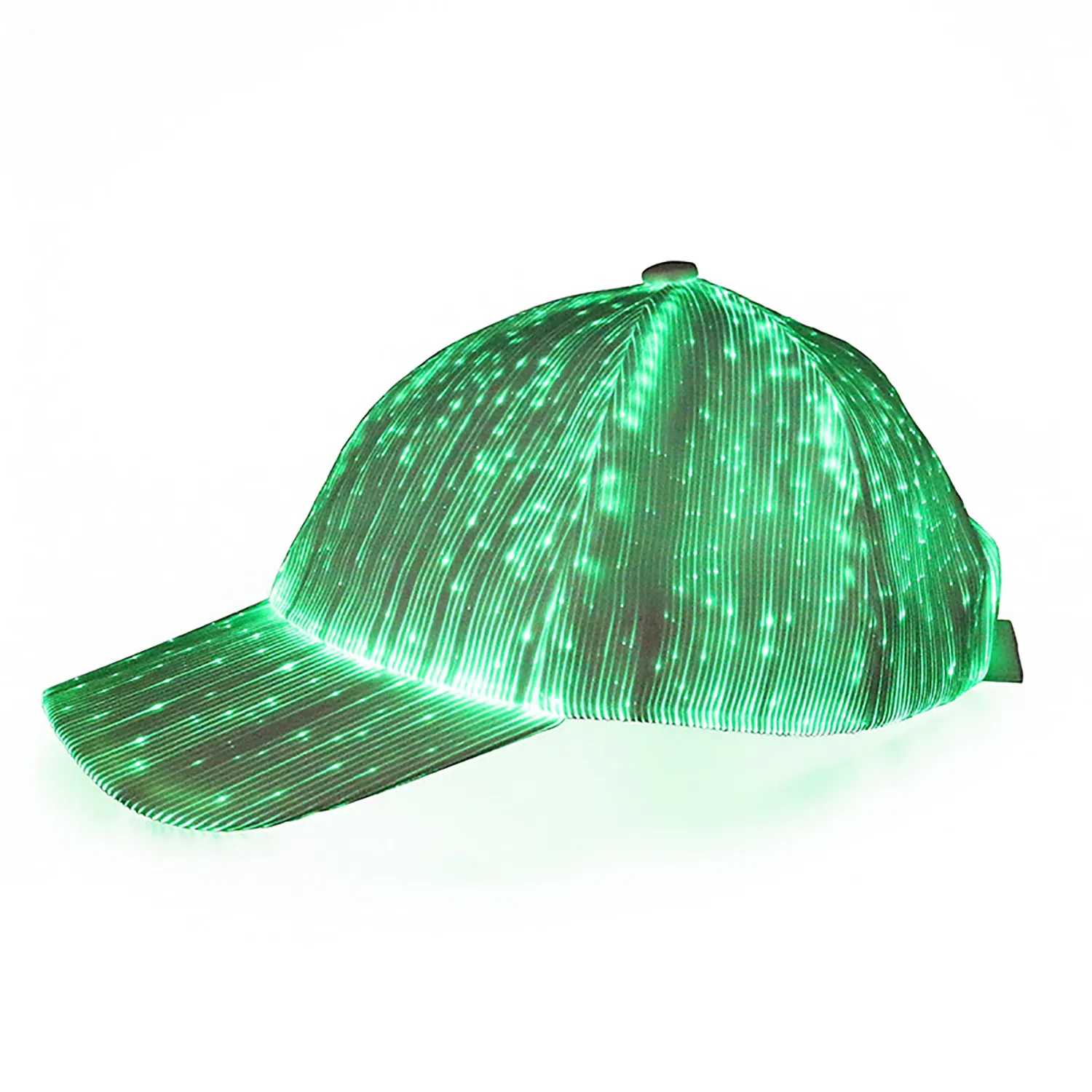 Light Up With Fiber Optic Luminous USB Charge Costume Party Hat 5