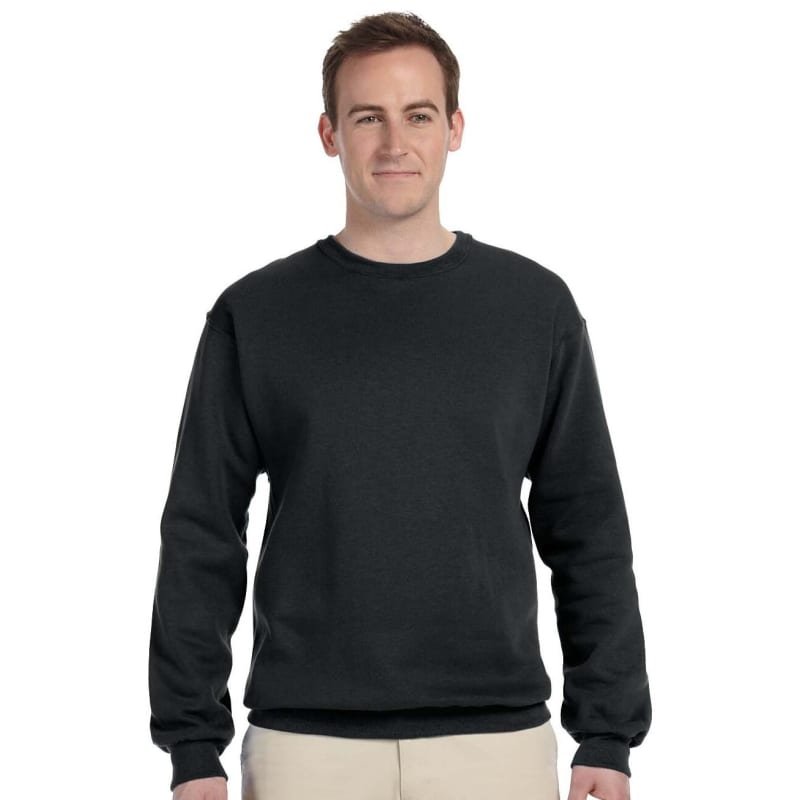 Jerzees 8 Oz., 50/50 NuBlend® Fleece Crew, custom hoodie or sweatshirt with logo imprint 6