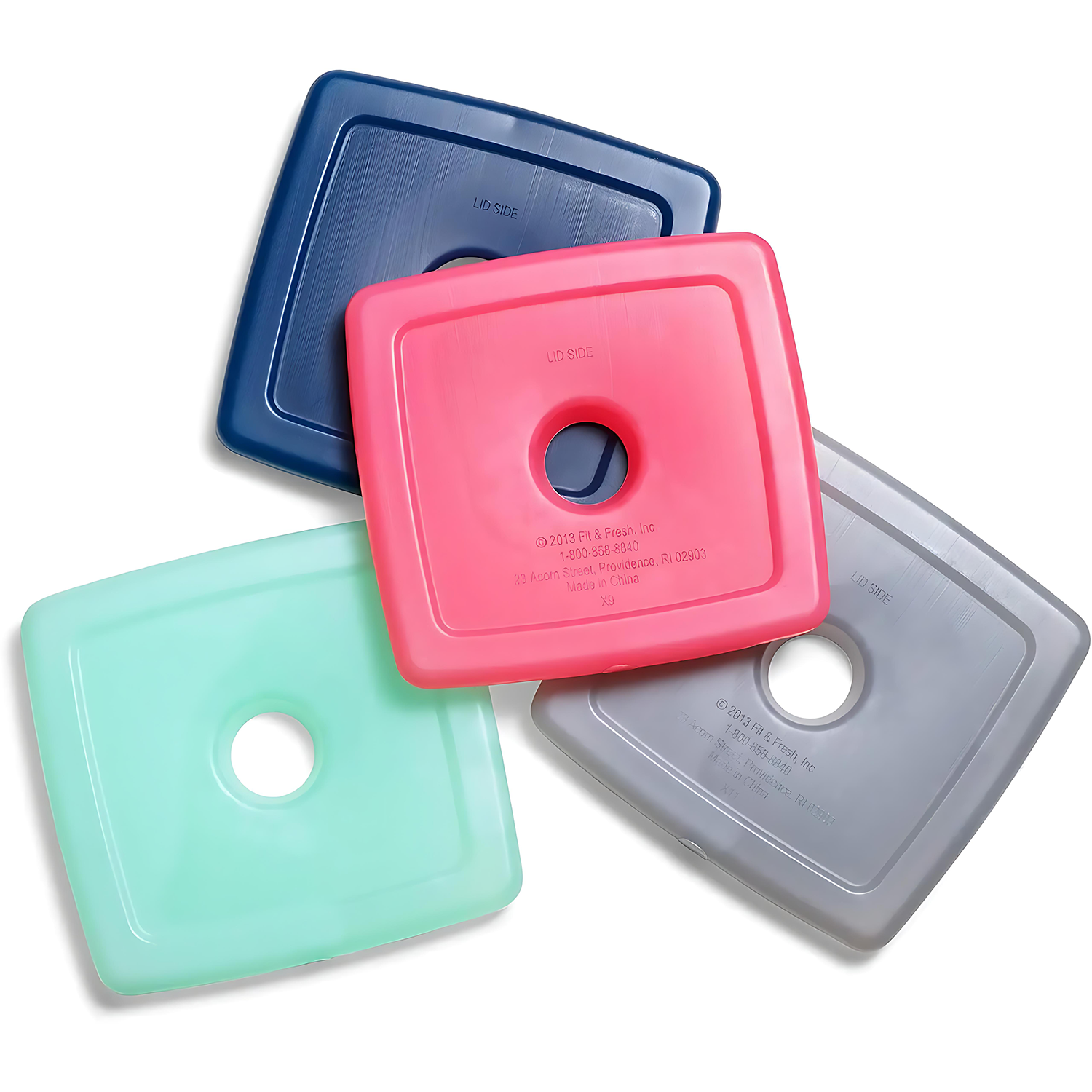 Reusable Quick-Freeze Ice Packs - Slim & Space-saving 6