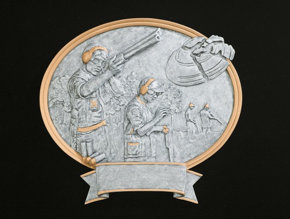 8" Trap Shooter Legend Plate 2