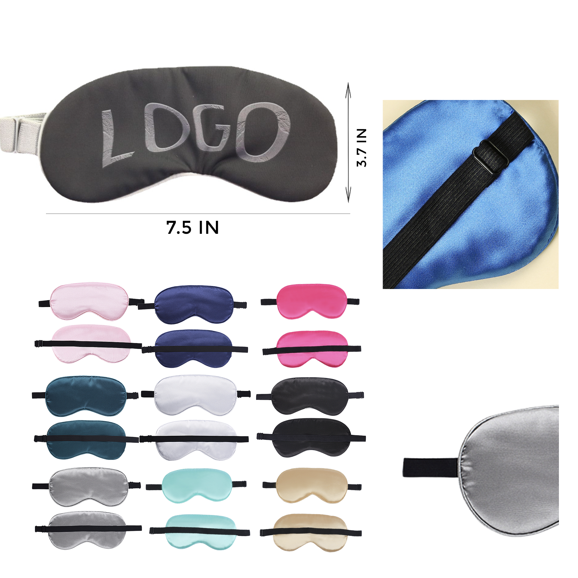 MOQ 100 PCS Relaxing Soft Sleep Eye Mask 2