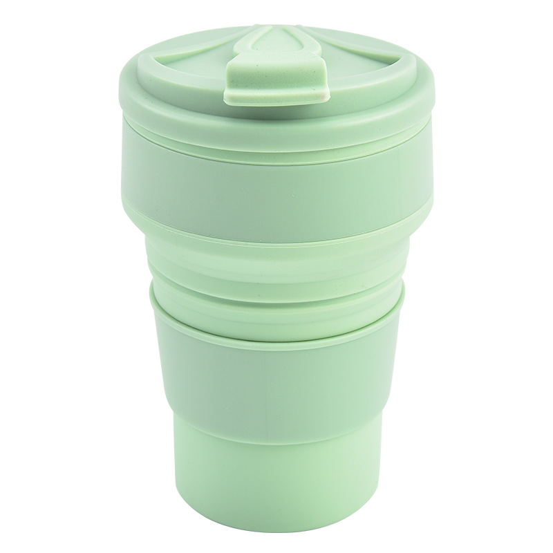 500ML Silicone Collapsible Cup Foldable Mug Portable Camping Cup 25