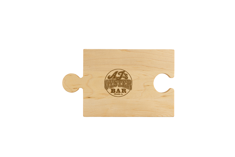 Maple Puzzle Piece Cutting Board 10-1/2"x6- 1/2"x3/4" 2