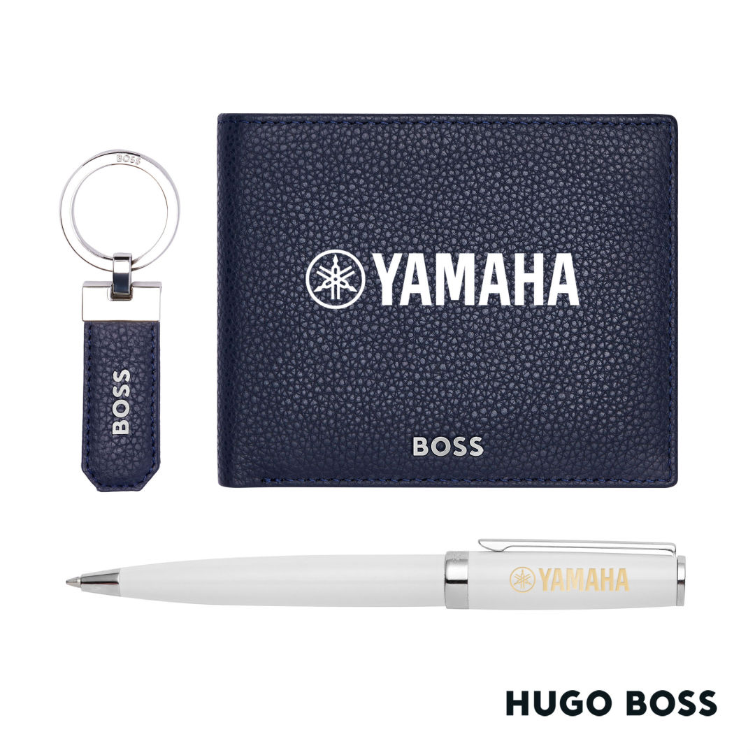 Hugo Boss® Ballpoint Pen, Key Ring & Wallet Set 6