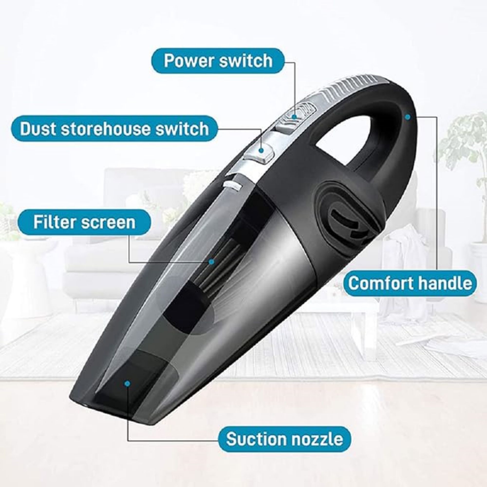 4 In 1 Handheld Vacuum Cleaner Cordless 2