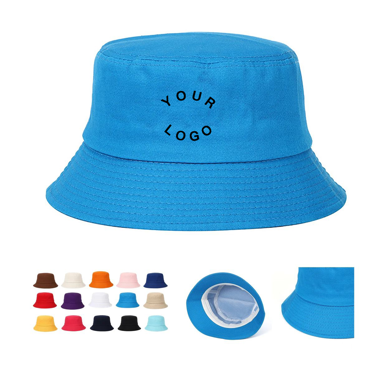Cotton Sun Hat Foldable Wide Brim Outdoor Use 15