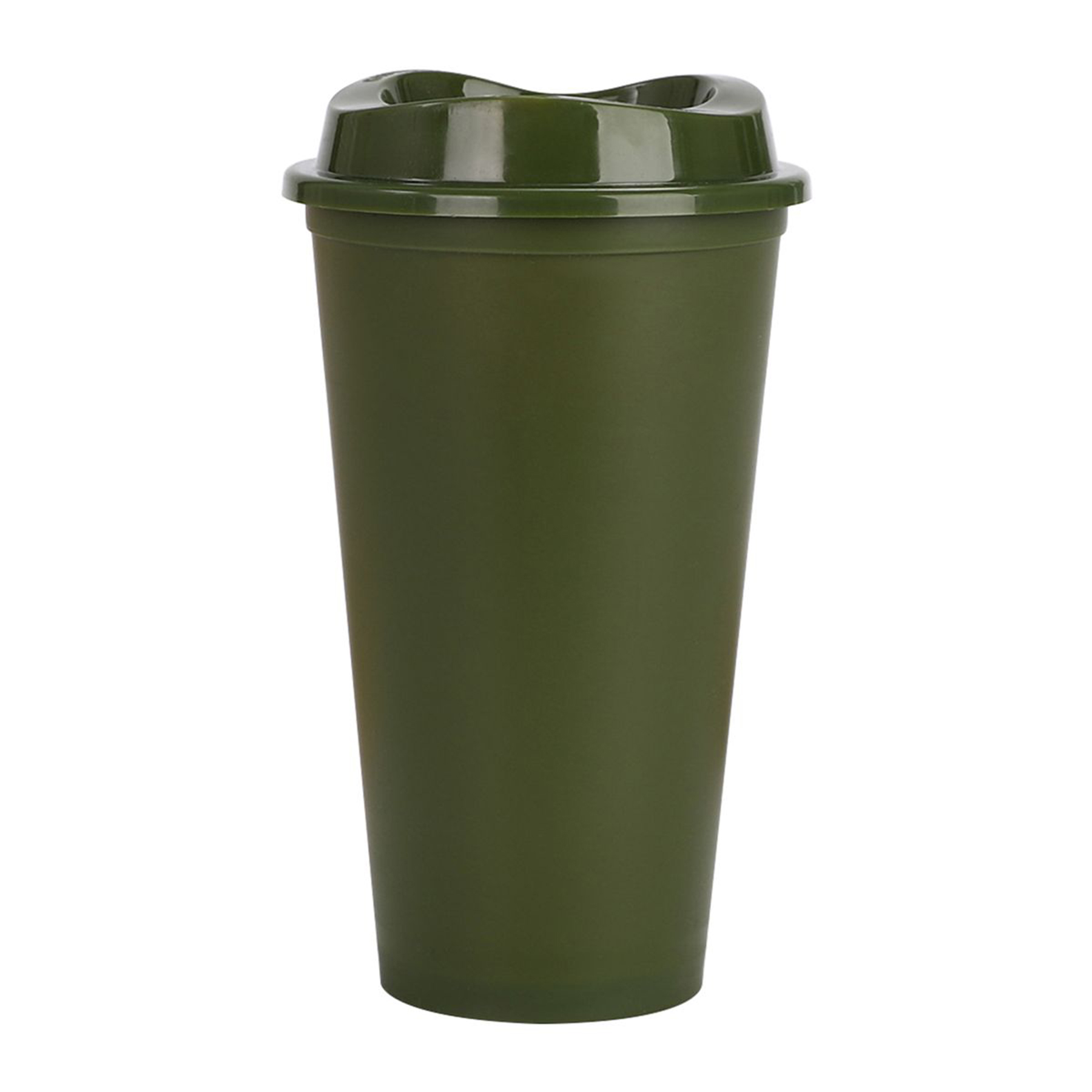 16 Oz. Plastic Coffee Cup With Lid 15