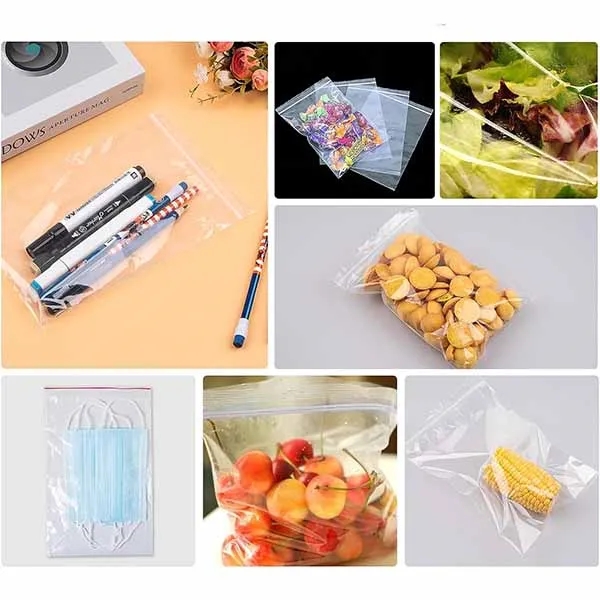 Resealable Ziplock Clear Storage Packaging Poly Bag 3