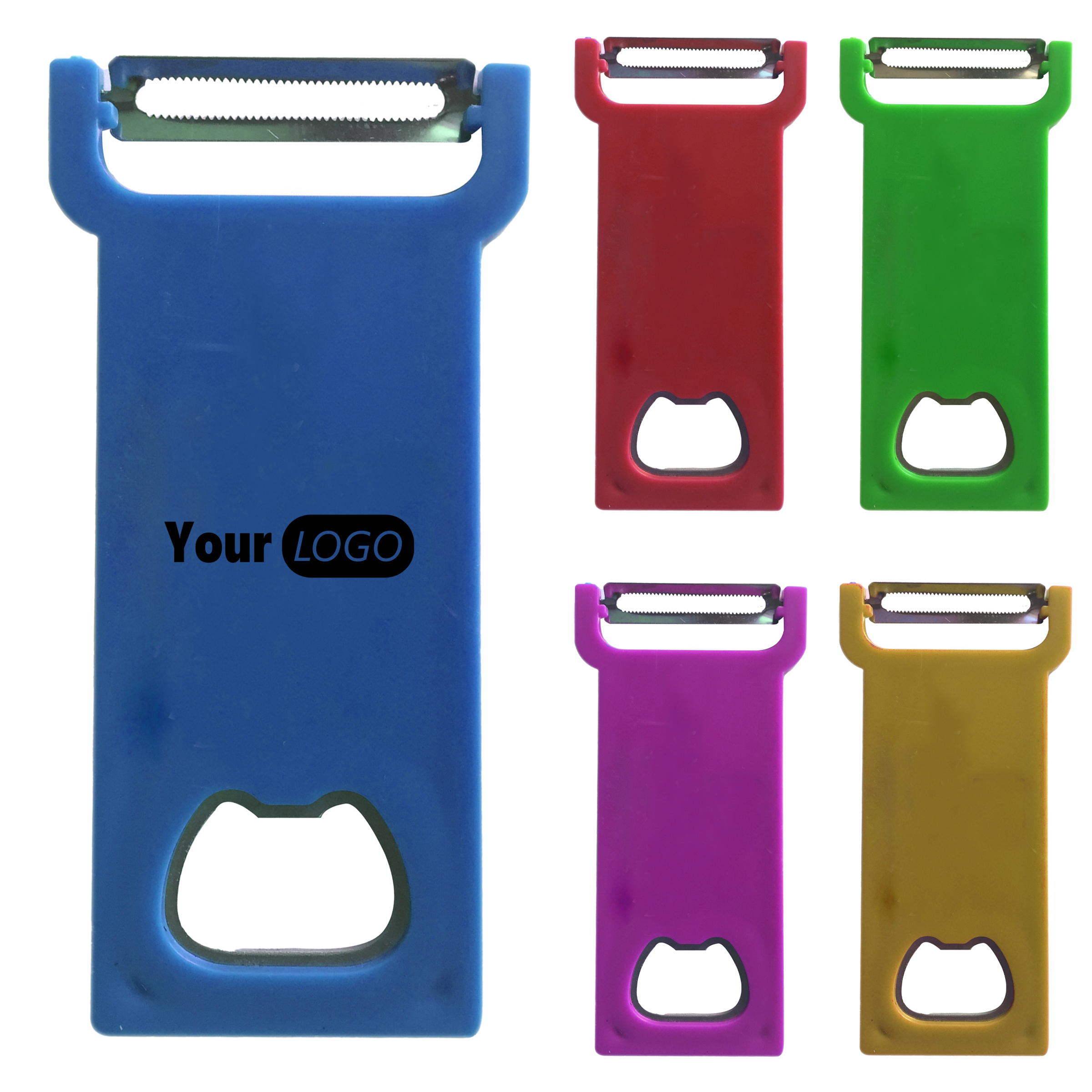Metal With Plastic Versatile And Comfortable Peeler With Ergonomic Handle 1
