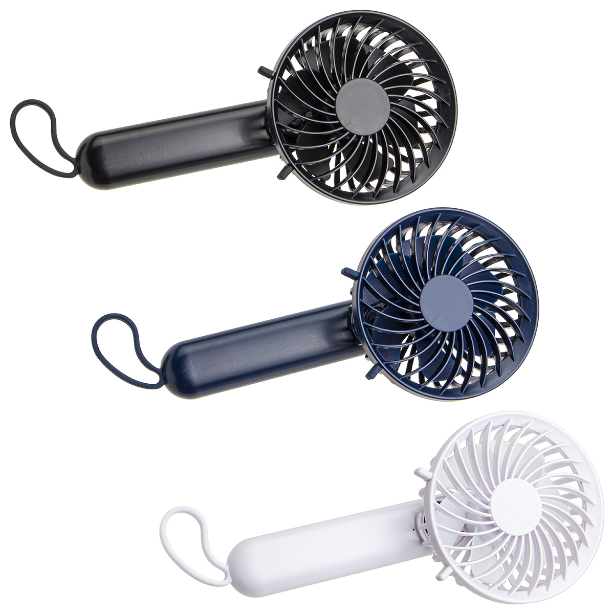 Quiet Breeze Rechargeable Hand Fan with Carabiner 19