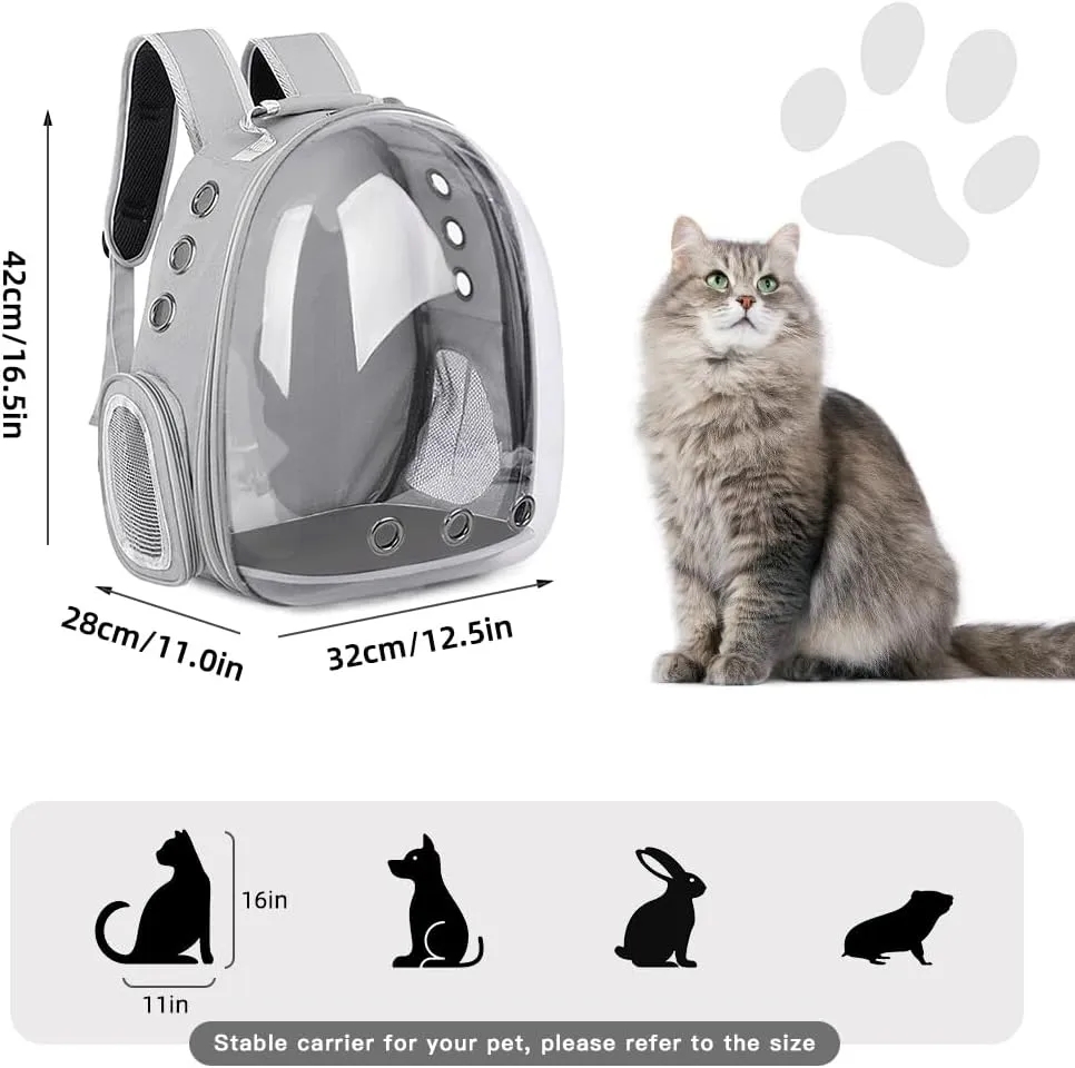 Transparent Space Capsule Pet Carrier 6