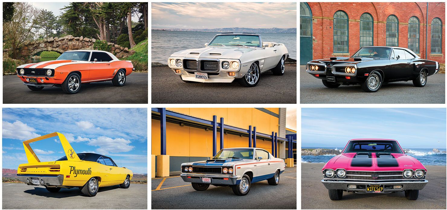 MUSCLE CARS STAPLED WALL CALENDAR 8