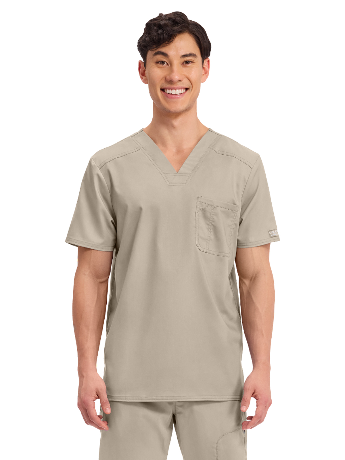 Cherokee - Workwear Revolution - Men's 1-Pocket Tuckable V-Neck Top 17