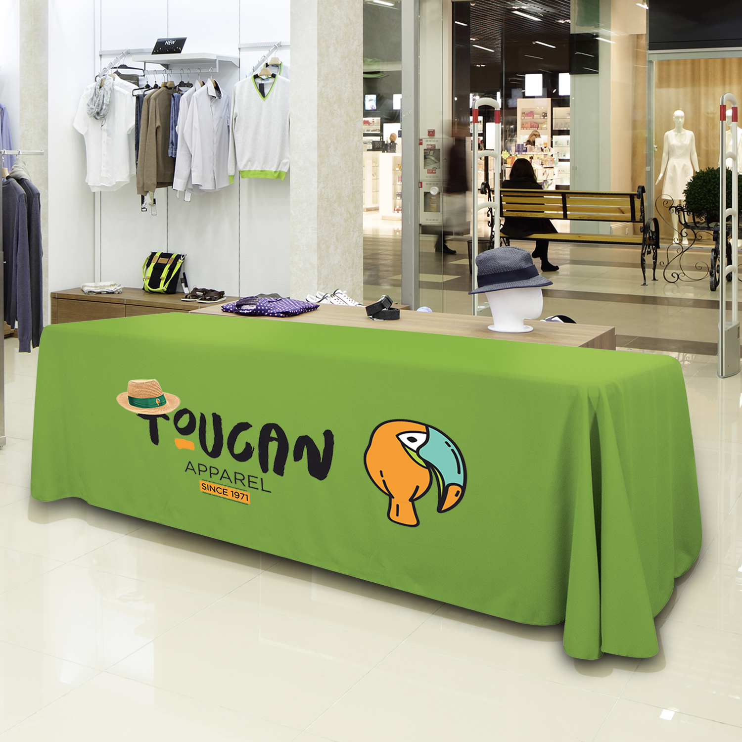 8' Economy Table Throw (Full-Color Front Only) 6