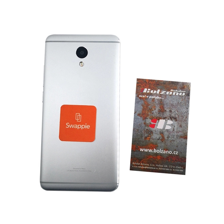 Sticky Screen Cleaner Microfiber Cleaning Sticker w/ Busines 7
