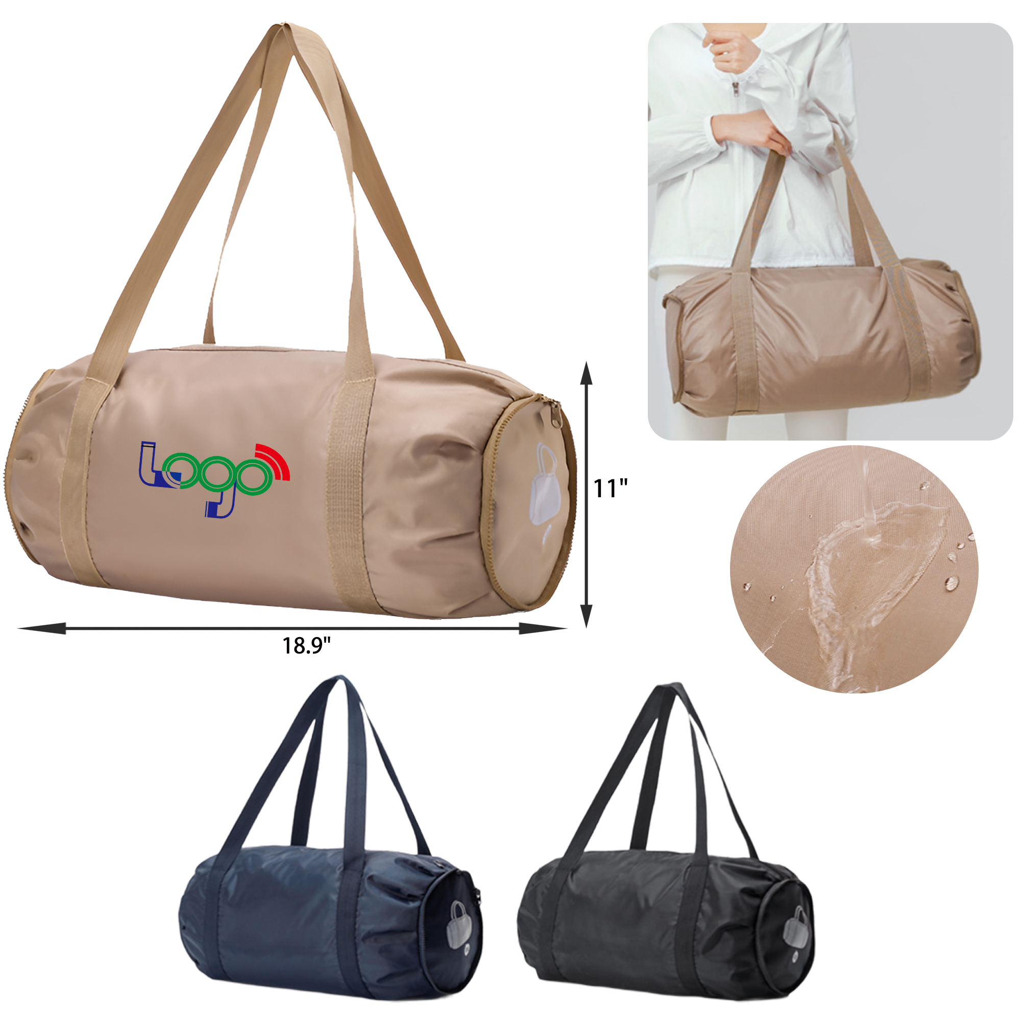 Durable Foldable Oxford Tote Bag 1