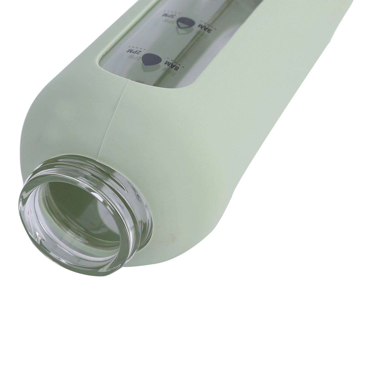 24 oz Glass Water Bottle With Time Marker 2