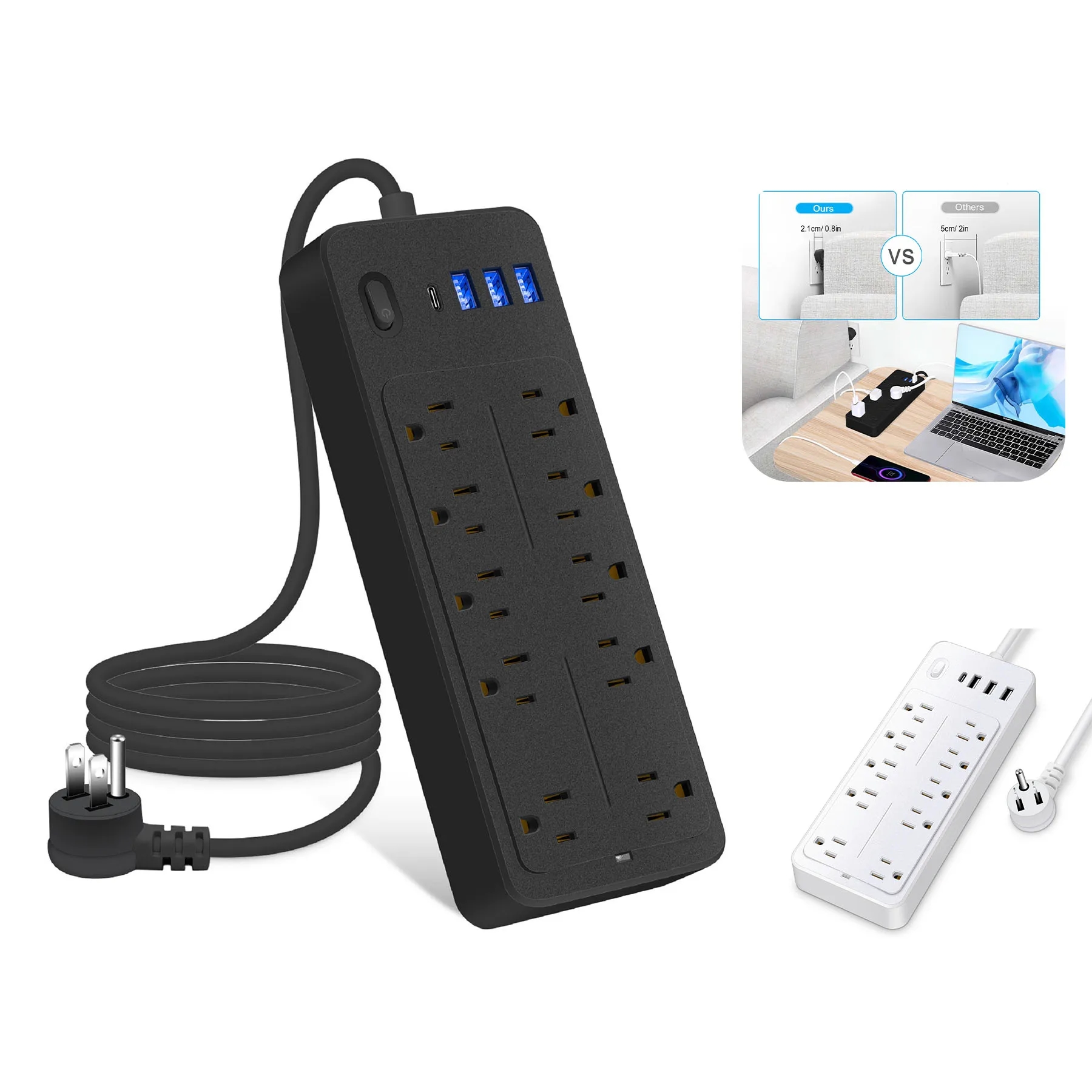10 Outlets Protector Power Strip 1