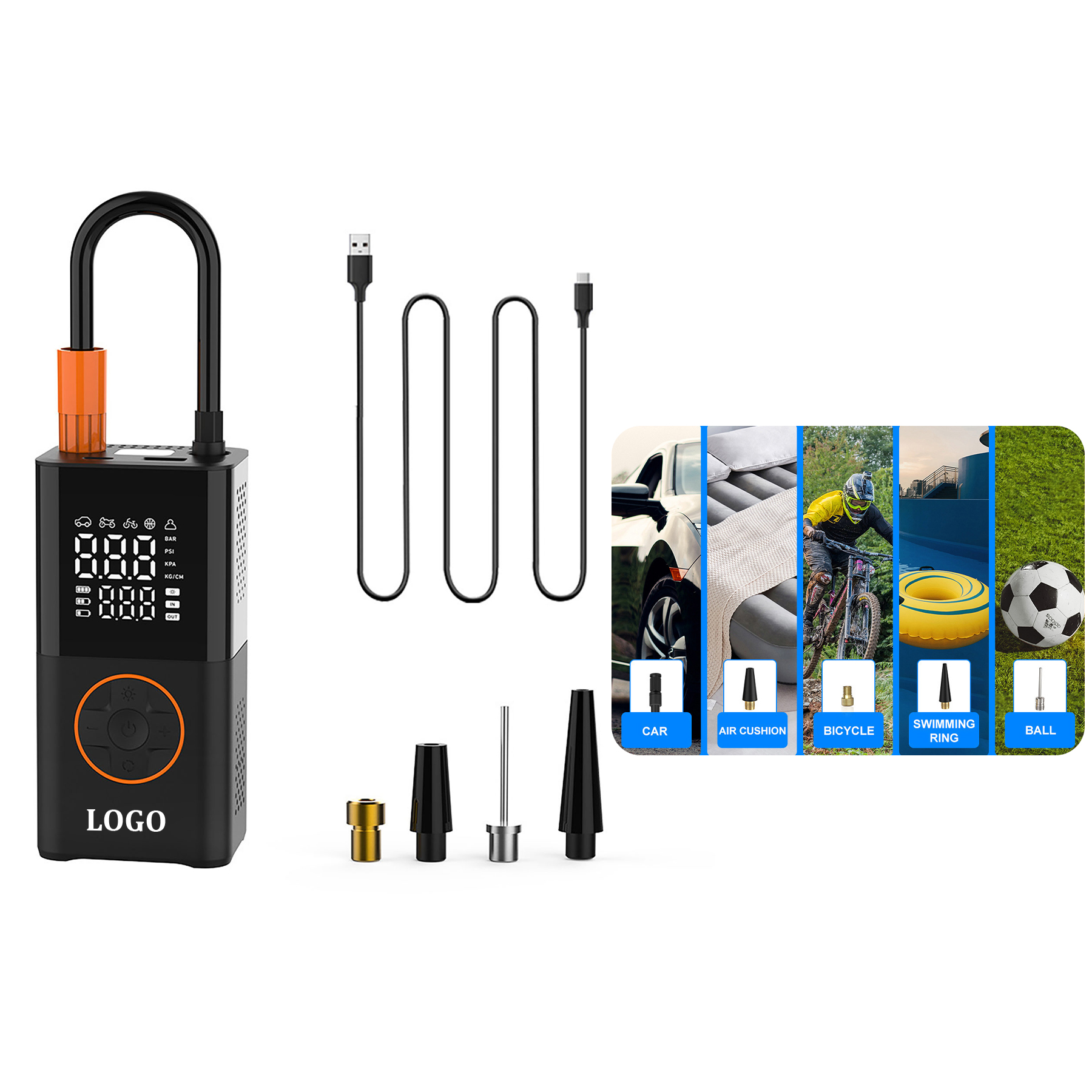 Tire Inflator Portable Air Compressor 1