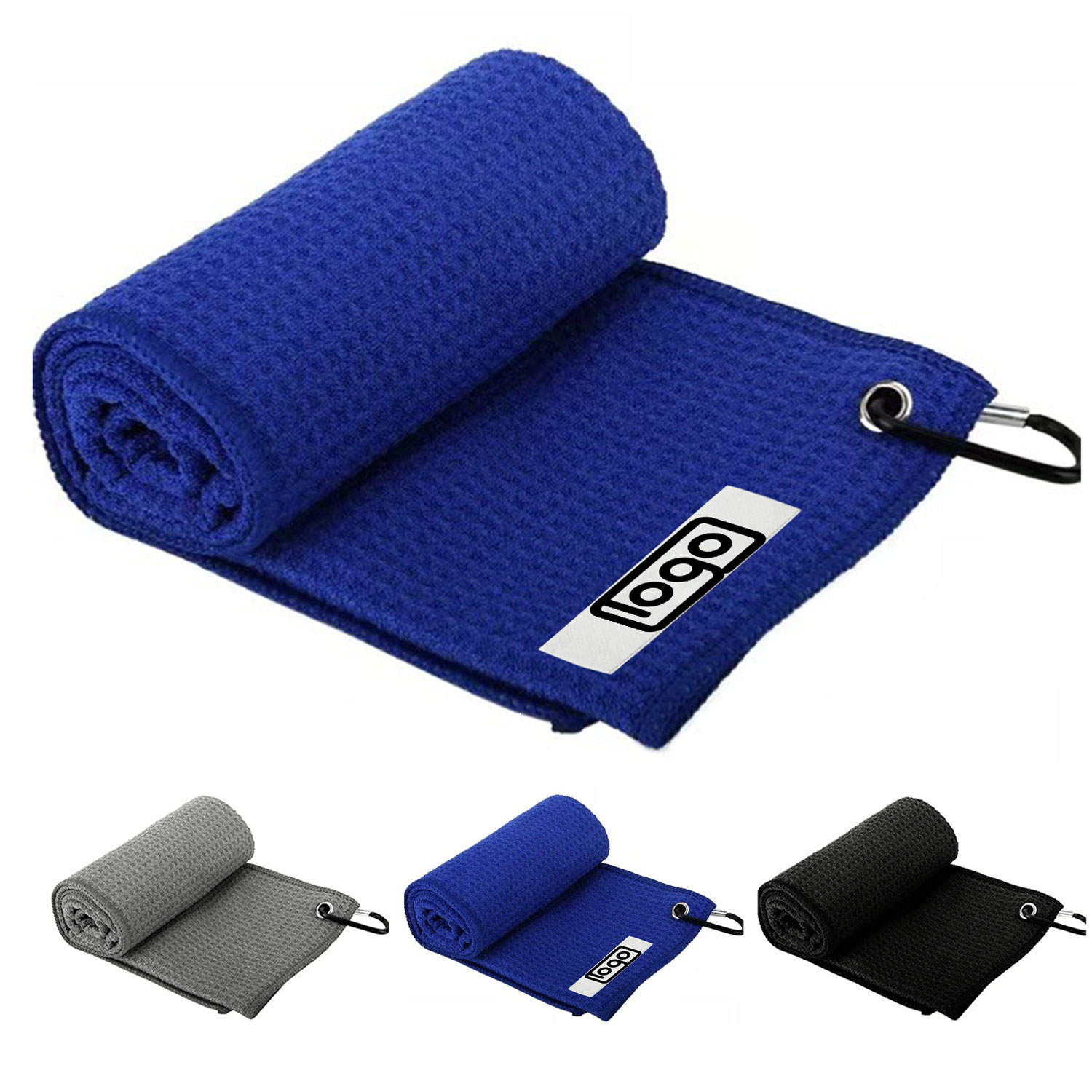 Waffle Microfiber Soft Golf Towel 7