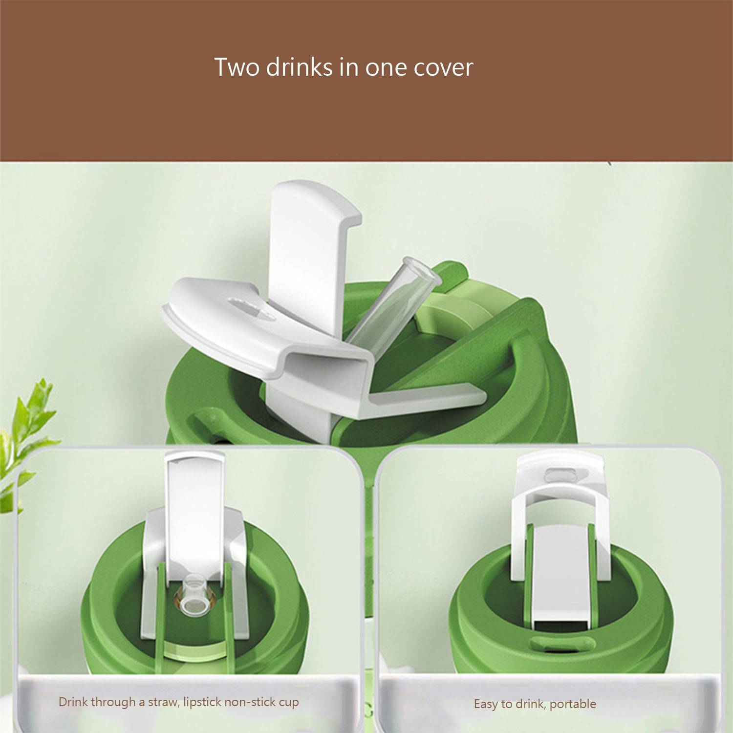 14/19.3oz Hot proof coffee glass cup with straw 5