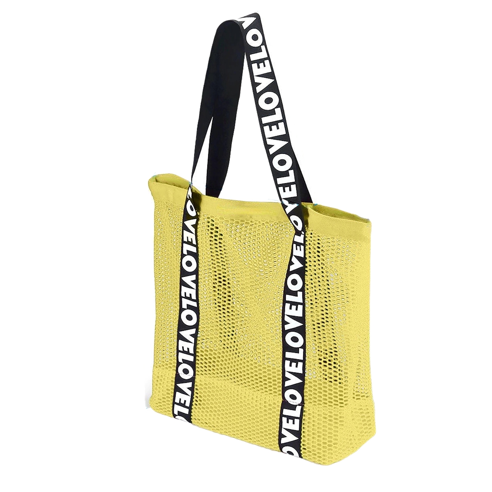 Mesh Beach Tote Bag, custom tote bag with logo imprint 4