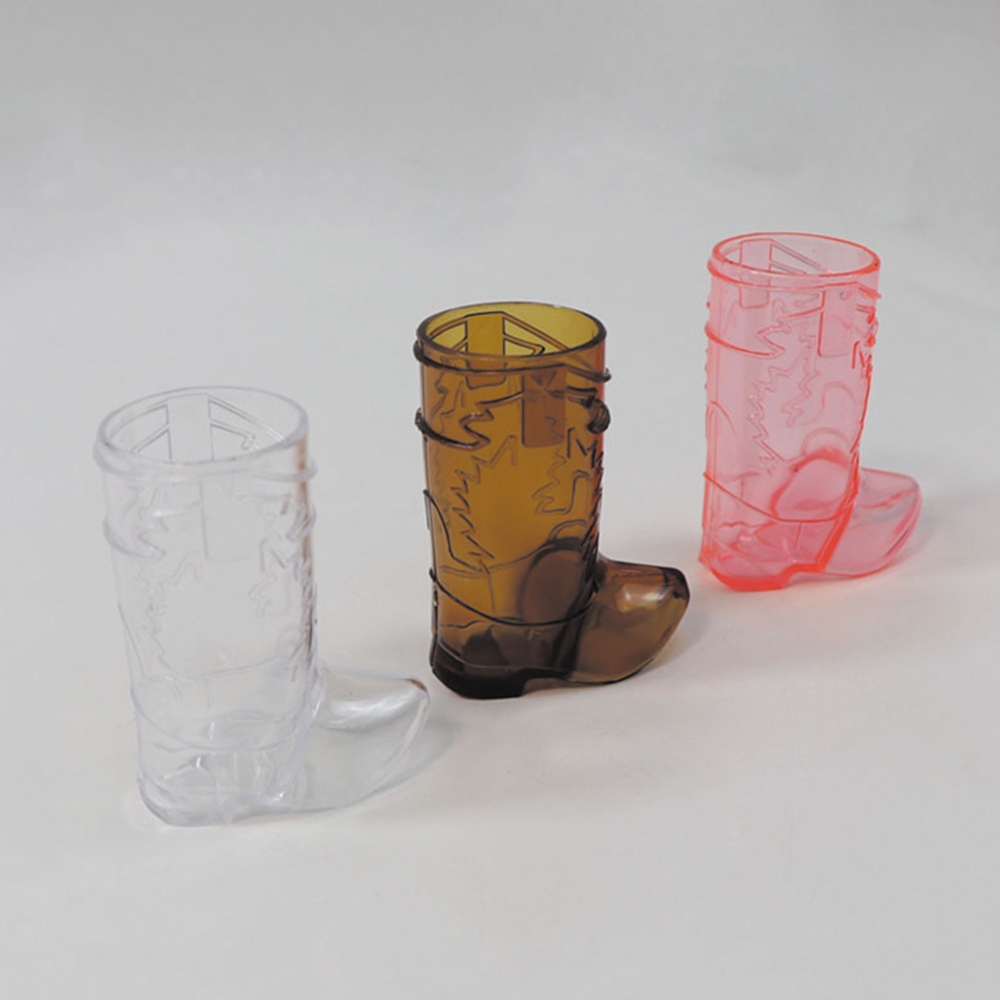 1Oz Mini Cowboy Boot Shot Plastic Cup Reusable 11