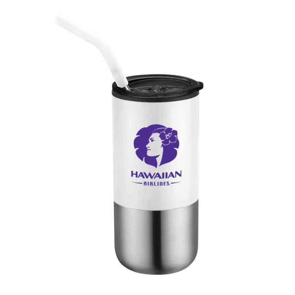 Destin 16oz Double Wall Tumbler w Straw 6
