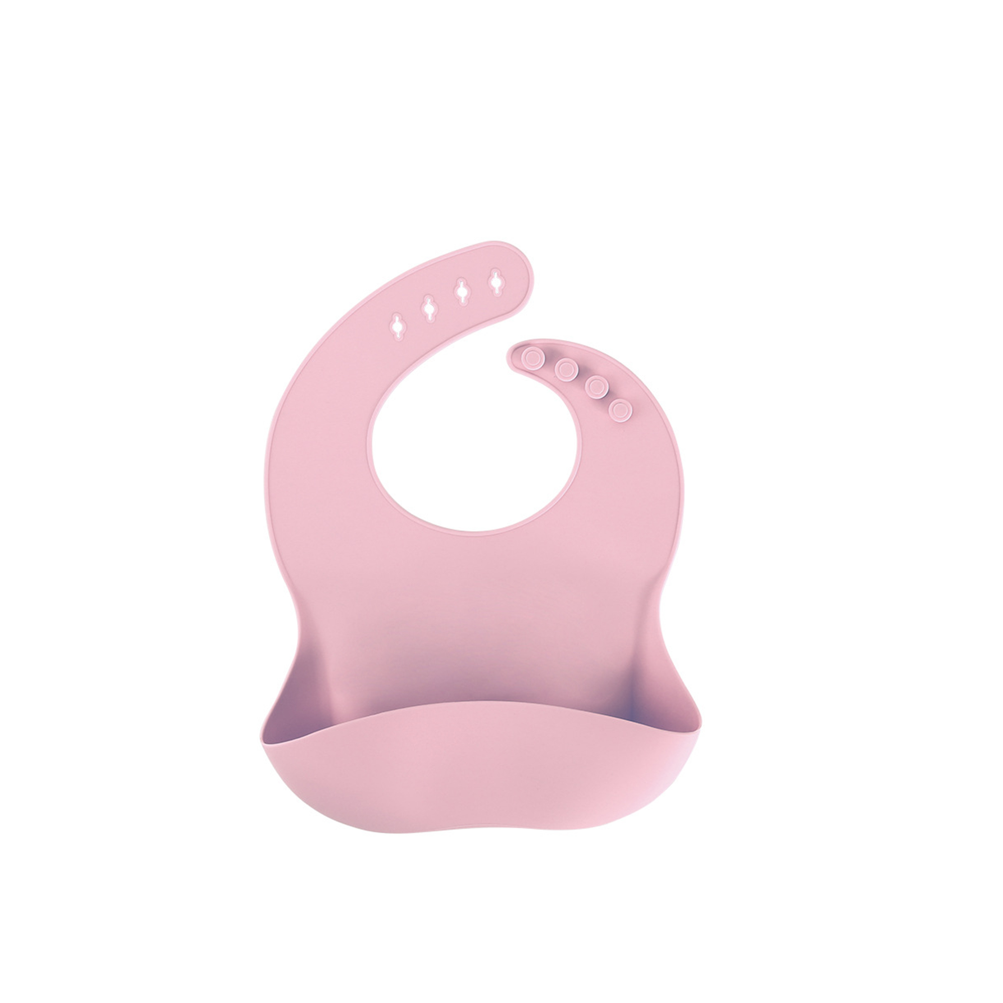 Silicone Baby Bib 12.8" x 9.5" With Food Catcher Pocket 6