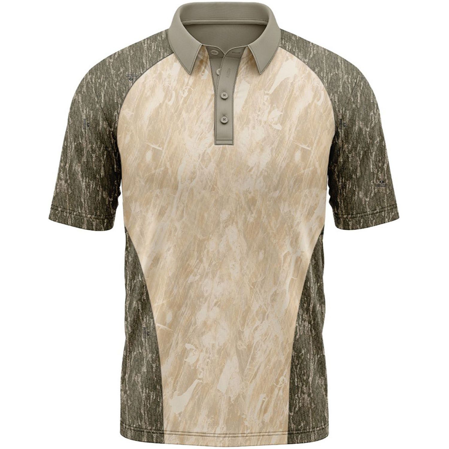 Mossy Oak® Men's 4.4 oz. Polyester Interlock Raglan Polo Shirt 3