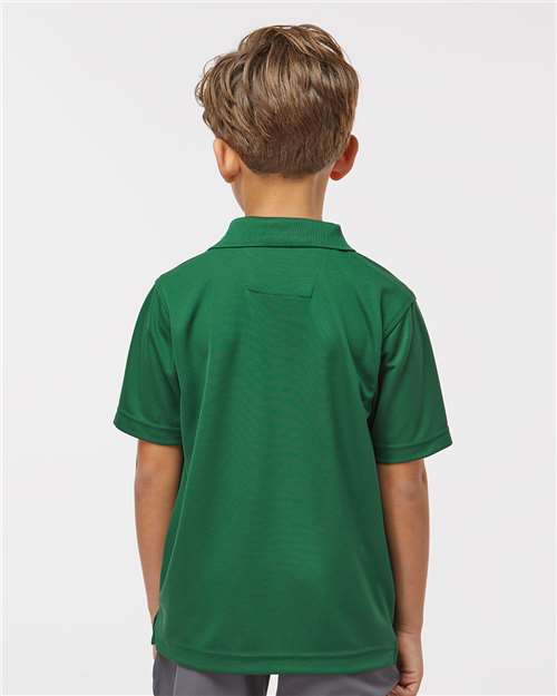 Youth Saratoga Performance Mini Mesh Polo - 108Y 36