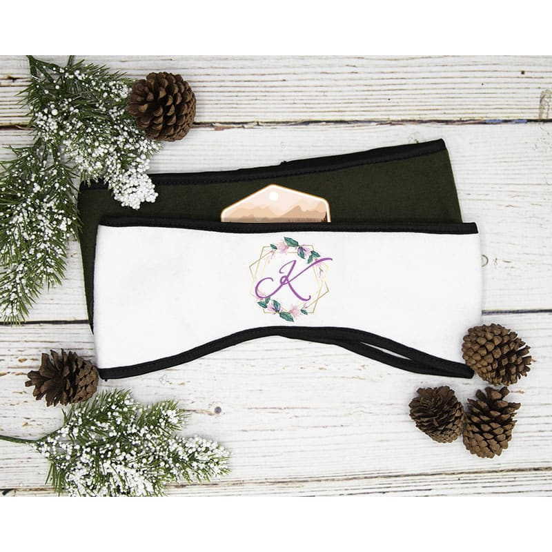 Custom Printed Fleece Ear Warmer Headbands 16