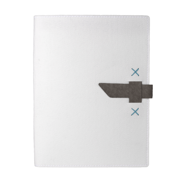 Hubbard Dye-Sublimated Felt Padfolio 55