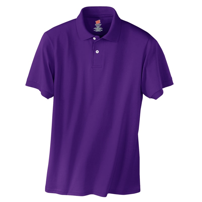 Hanes EcoSmart - 5.2-Ounce Jersey Knit Sport Shirt 50