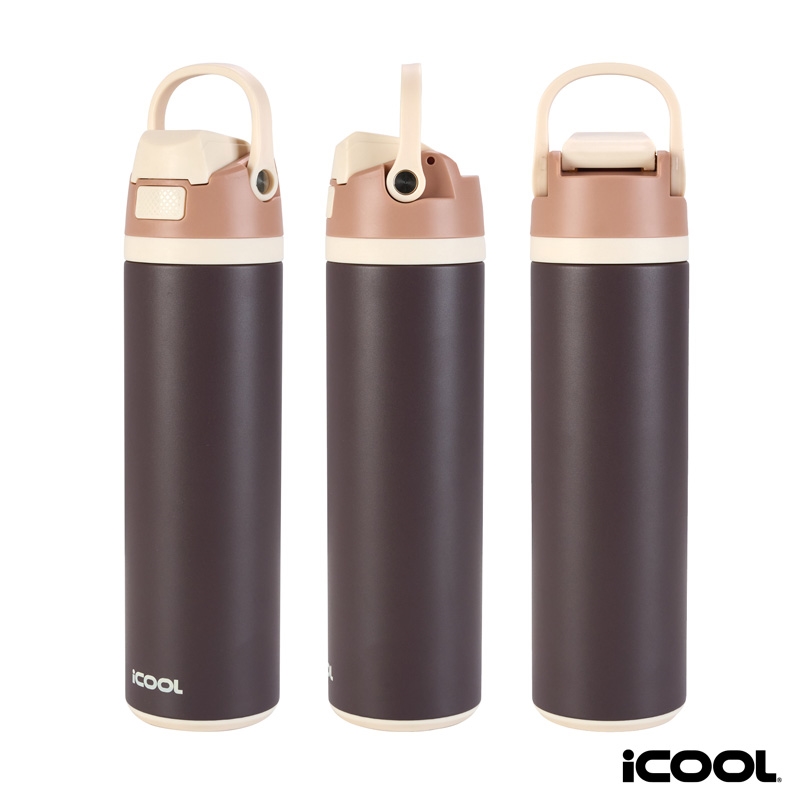 iCOOL® Manitou 24 oz. Double Wall, Recycled Stainless Steel Water Bottle 49