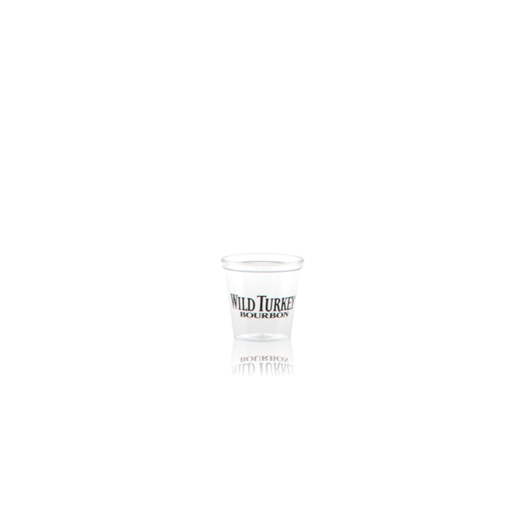 1 oz Hard Plastic Smooth Cup Clear Tradition Print 3