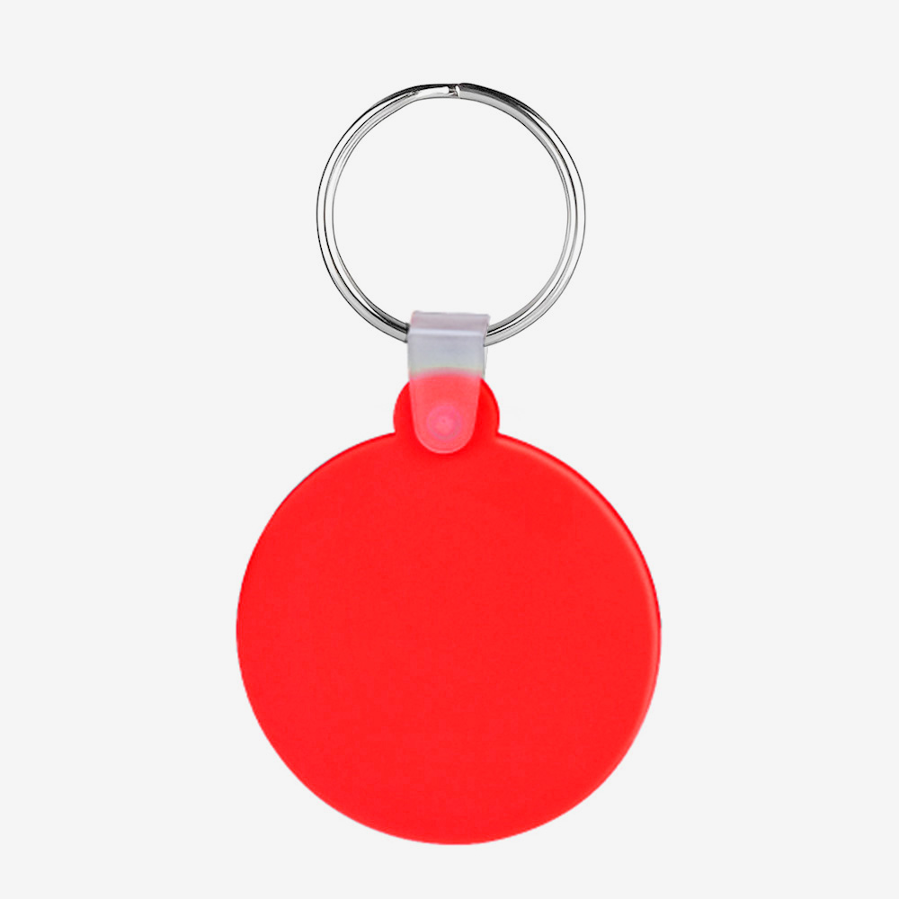 Round Shaped Silicone Keychain 42