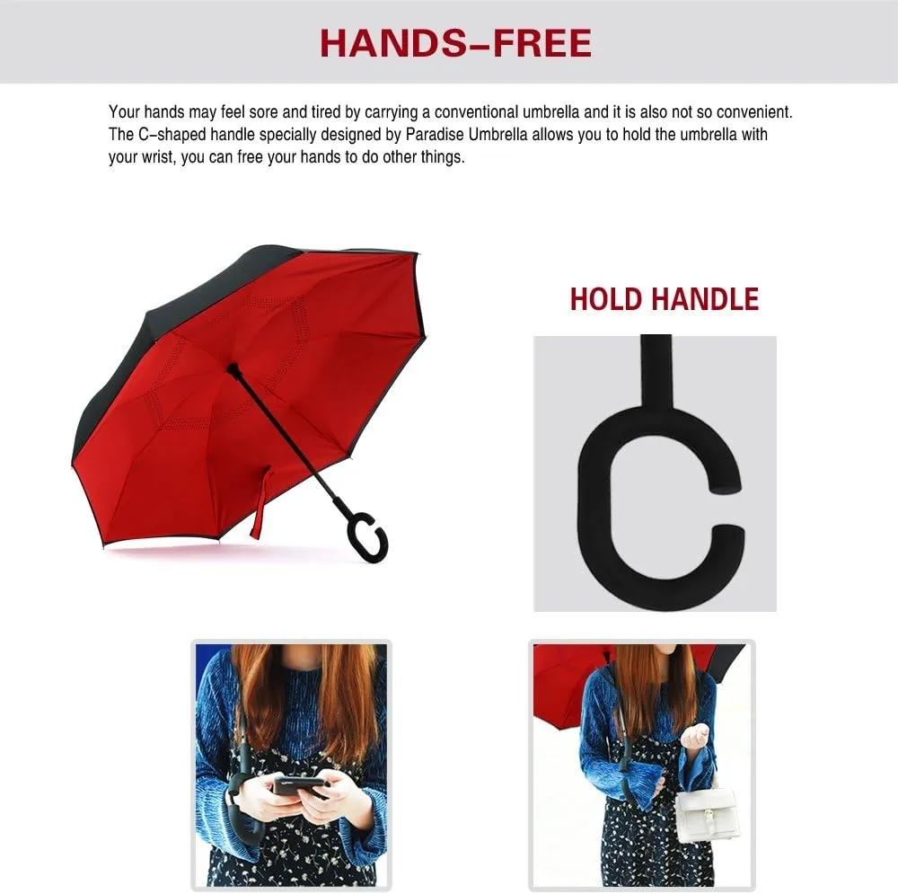 Inverted Reverse Upside Down Umbrella 5