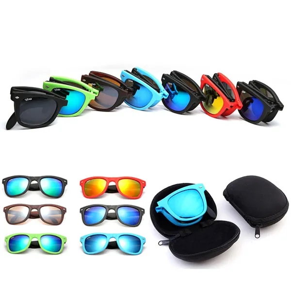 Compact Foldable Sunglasses With Case 4