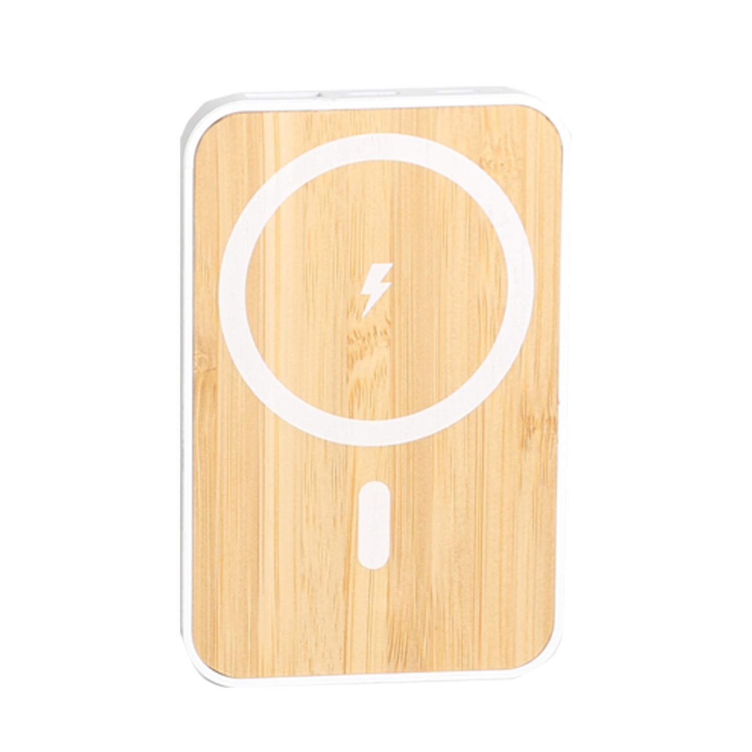 Bamboo USB Wireless Magnetic Charging Power Bank 2