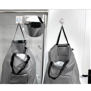 Dirty Laundry Bag with Handles and Aluminum Carabiner 17