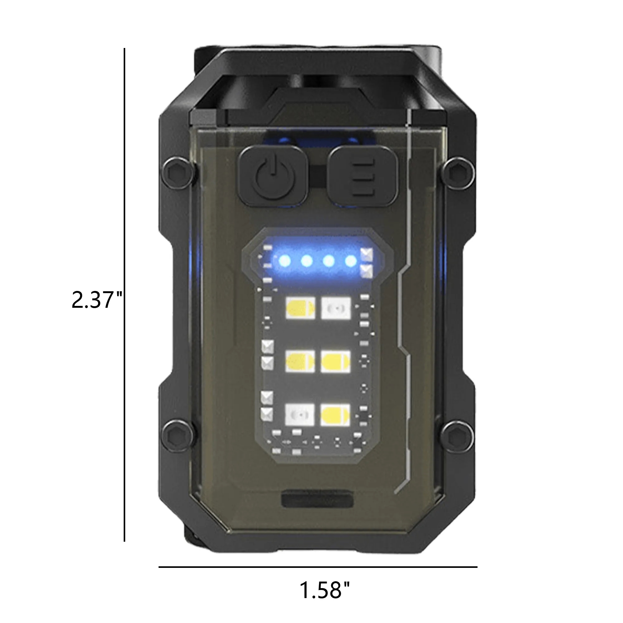 Mini Keychain Flashlight with Clip 2