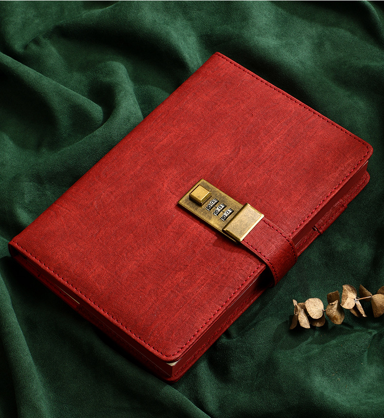 A5 PU Leather Journal with Lock 224Pages 10