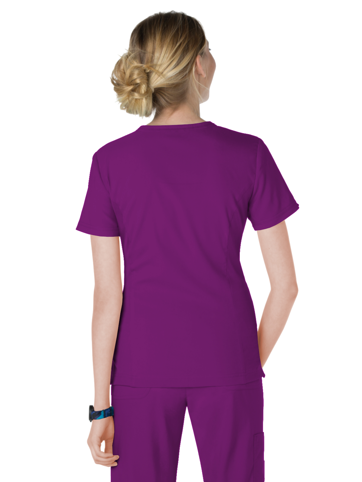 koi - Lite - Women's Four-Pocket Zipper Neck Serenity Top 29