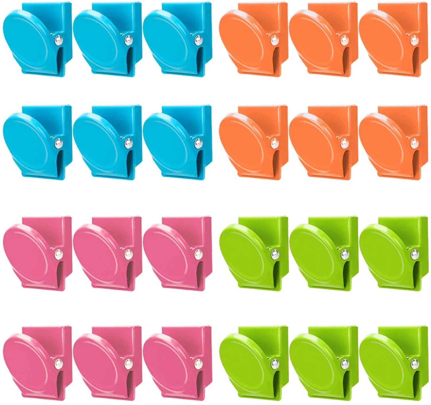 Stainless Steel Colorful Metal Magnetic Spring Clips 5