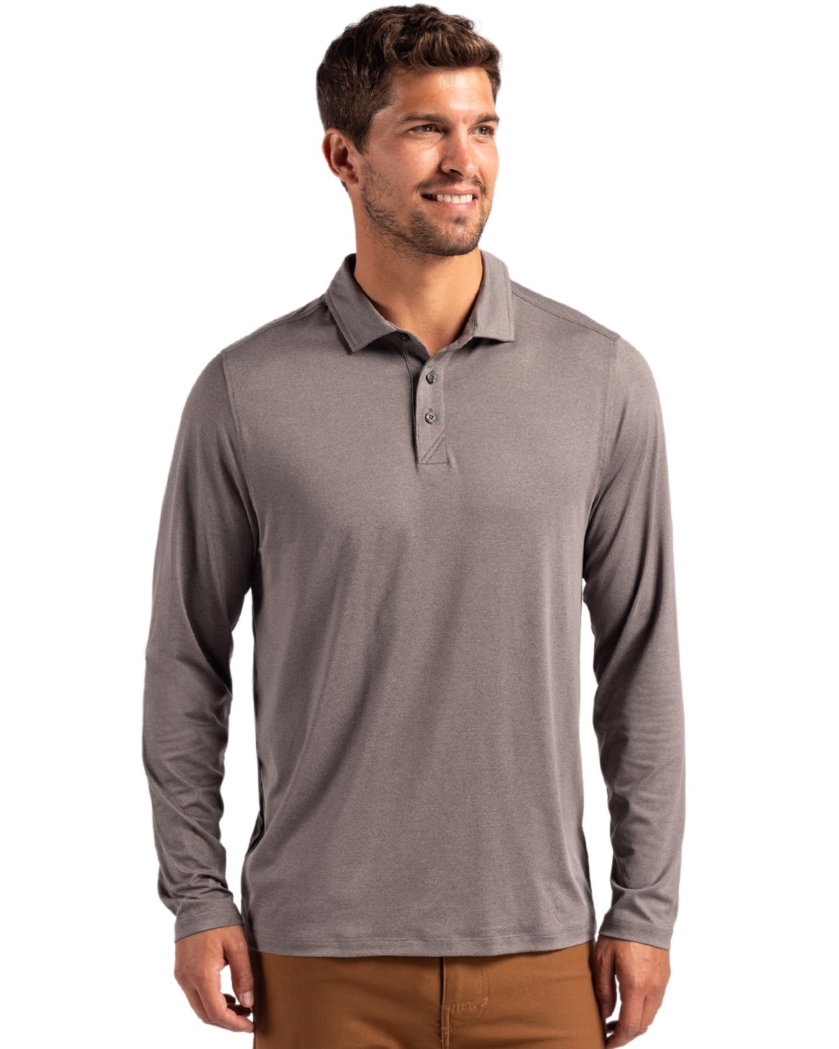 Coastline Epic Comfort Eco Recycled Mens Long Sleeve Polo
