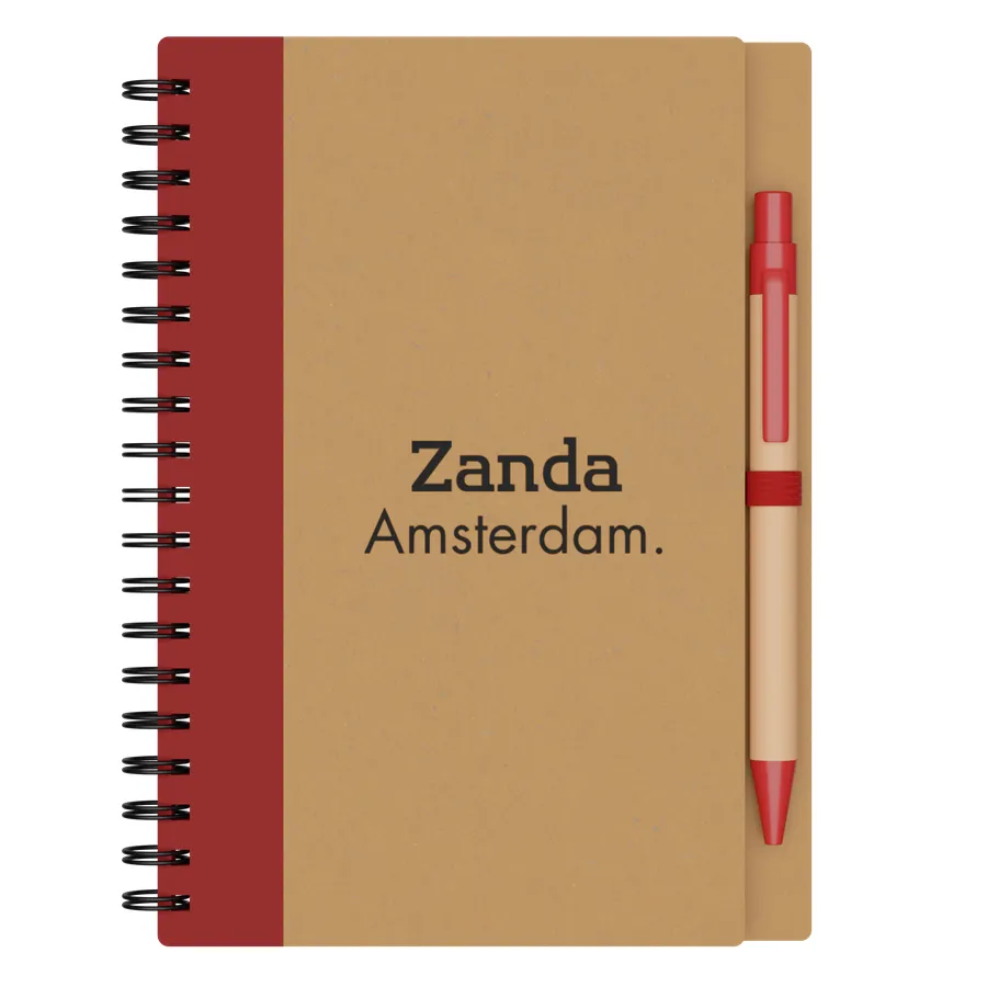 Eco Spiral Notebook & Pen 6