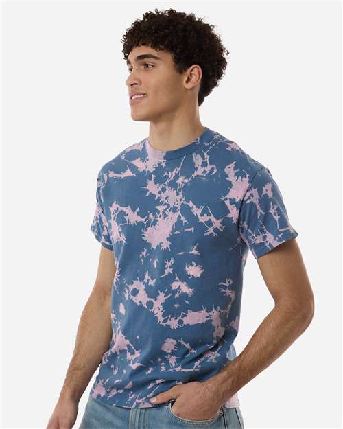 Unisex Bleach Out Dyed T-Shirt - 1385 53