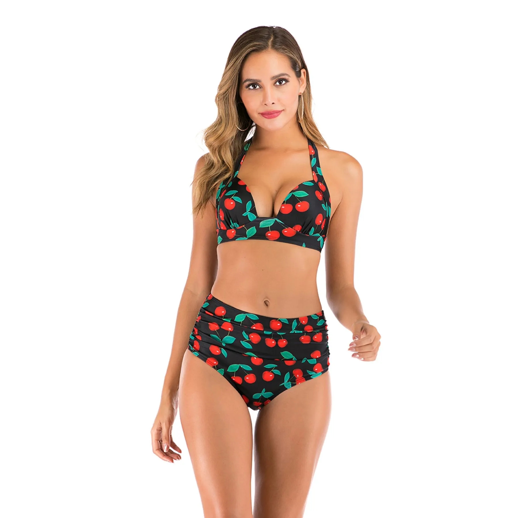 Women Two Piece Swimsuit Sexy Swimwear Bikini Sets 7