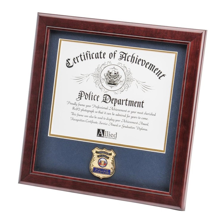 Police Department Medallion 8-Inch by 10-Inch Certificate Frame 2